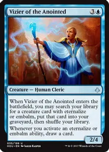 《選定の侍臣/Vizier of the Anointed》[HOU] 青U