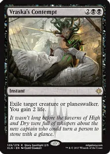 《ヴラスカの侮辱/Vraska's Contempt》[XLN] 黒R